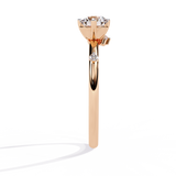 WOKE ™ 0.600 CARAT VVS-EF Lab Grown Diamond ring in 14/18k Gold| WOKE