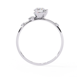 WOKE ™ 0.600 CARAT VVS-EF Lab Grown Diamond ring in 14/18k Gold| WOKE