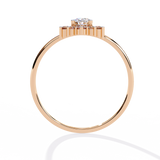WOKE ™ 1.35 CARAT VVS-F Lab Grown Diamond ring in 14/18k Gold| WOKE