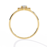 WOKE ™ 1.35 CARAT VVS-F Lab Grown Diamond ring in 14/18k Gold| WOKE