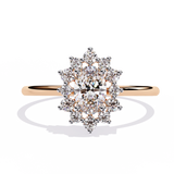 WOKE ™ 1.35 CARAT VVS-F Lab Grown Diamond ring in 14/18k Gold| WOKE
