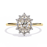 WOKE ™ 1.35 CARAT VVS-F Lab Grown Diamond ring in 14/18k Gold| WOKE