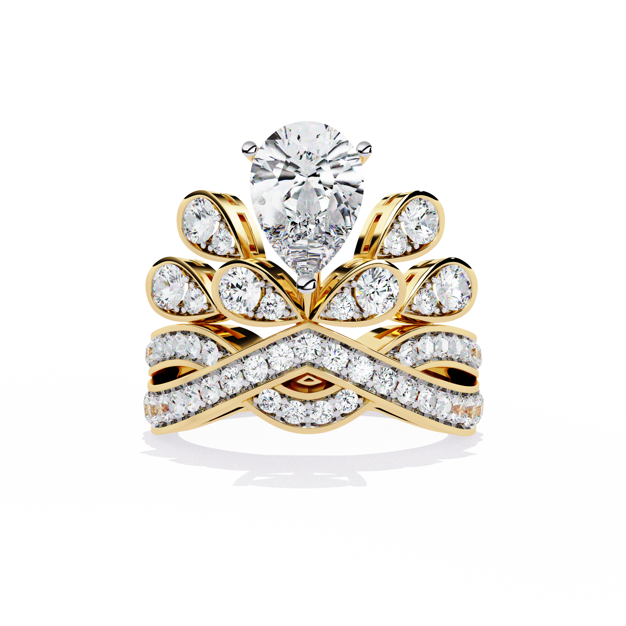 WOKE ™ 1.5 CARAT VVS-F Lab Grown Diamond ring in 14/18k Gold| WOKE