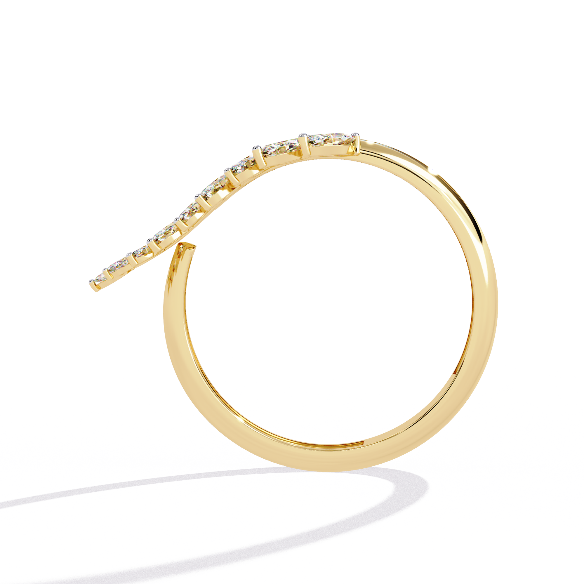 WOKE ™ 0.9 CARAT VVS-F Lab Grown Diamond ring in 14/18k Gold| WOKE