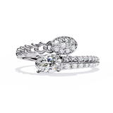 WOKE ™ 0.625 CARAT VVS-F Lab Grown Diamond ring in 14/18k Gold| WOKE