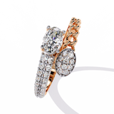 WOKE ™ 0.625 CARAT VVS-F Lab Grown Diamond ring in 14/18k Gold| WOKE