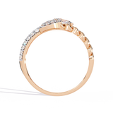 WOKE ™ 0.625 CARAT VVS-F Lab Grown Diamond ring in 14/18k Gold| WOKE