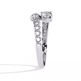 WOKE ™ 0.625 CARAT VVS-F Lab Grown Diamond ring in 14/18k Gold| WOKE