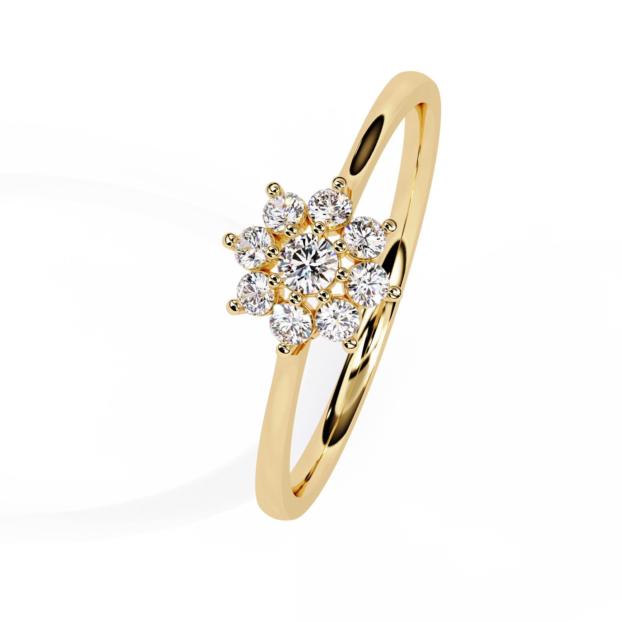 WOKE ™ 0.70 CARAT VVS-F Lab Grown Diamond ring in 14/18k Gold| WOKE