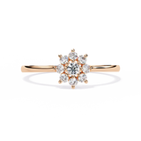 WOKE ™ 0.70 CARAT VVS-F Lab Grown Diamond ring in 14/18k Gold| WOKE