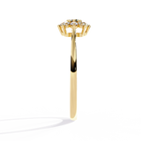 WOKE ™ 0.70 CARAT VVS-F Lab Grown Diamond ring in 14/18k Gold| WOKE