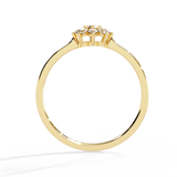 WOKE ™ 0.70 CARAT VVS-F Lab Grown Diamond ring in 14/18k Gold| WOKE