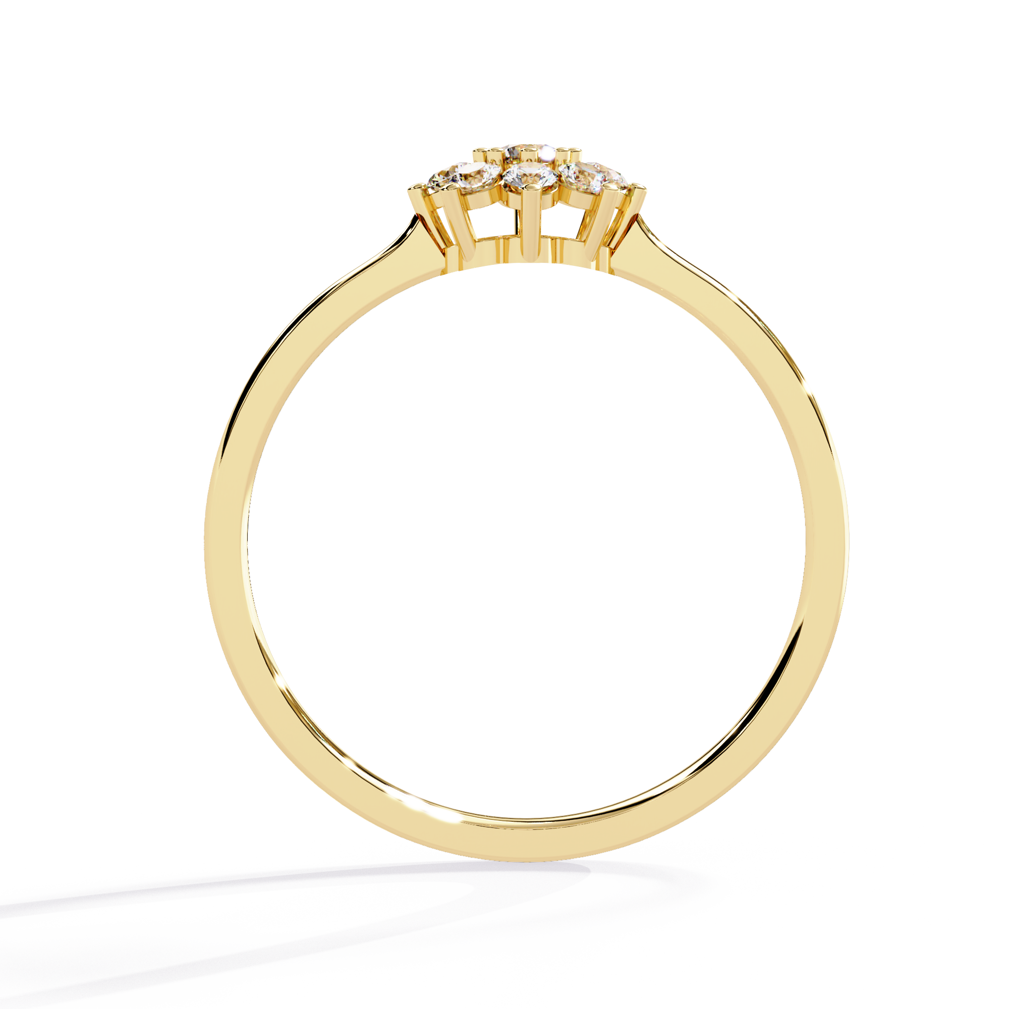 WOKE ™ 0.70 CARAT VVS-F Lab Grown Diamond ring in 14/18k Gold| WOKE