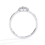 WOKE ™ 0.70 CARAT VVS-F Lab Grown Diamond ring in 14/18k Gold| WOKE