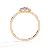 WOKE ™ 0.70 CARAT VVS-F Lab Grown Diamond ring in 14/18k Gold| WOKE