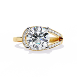 WOKE ™ 1.11 CARAT VVS-F Lab Grown Diamond ring in 14/18k Gold| WOKE