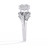 WOKE ™ 1.11 CARAT VVS-F Lab Grown Diamond ring in 14/18k Gold| WOKE