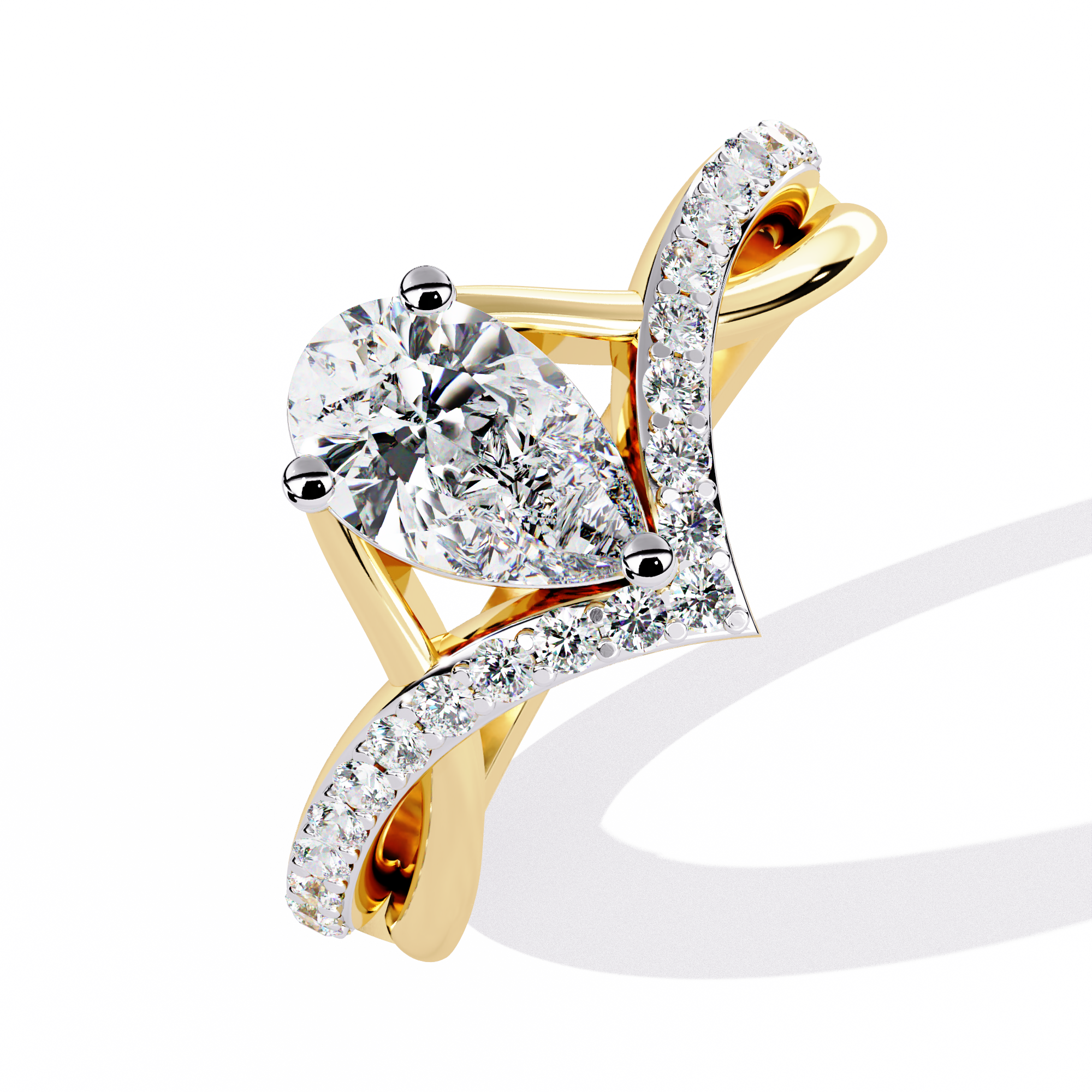 WOKE ™ 1.25 CARAT VVS-F Lab Grown Diamond ring in 14/18k Gold| WOKE
