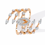 WOKE ™ 1.5 CARAT VVS-F Lab Grown Diamond ring in 14/18k Gold| WOKE