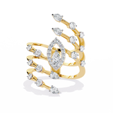 WOKE ™ 1.5 CARAT VVS-F Lab Grown Diamond ring in 14/18k Gold| WOKE