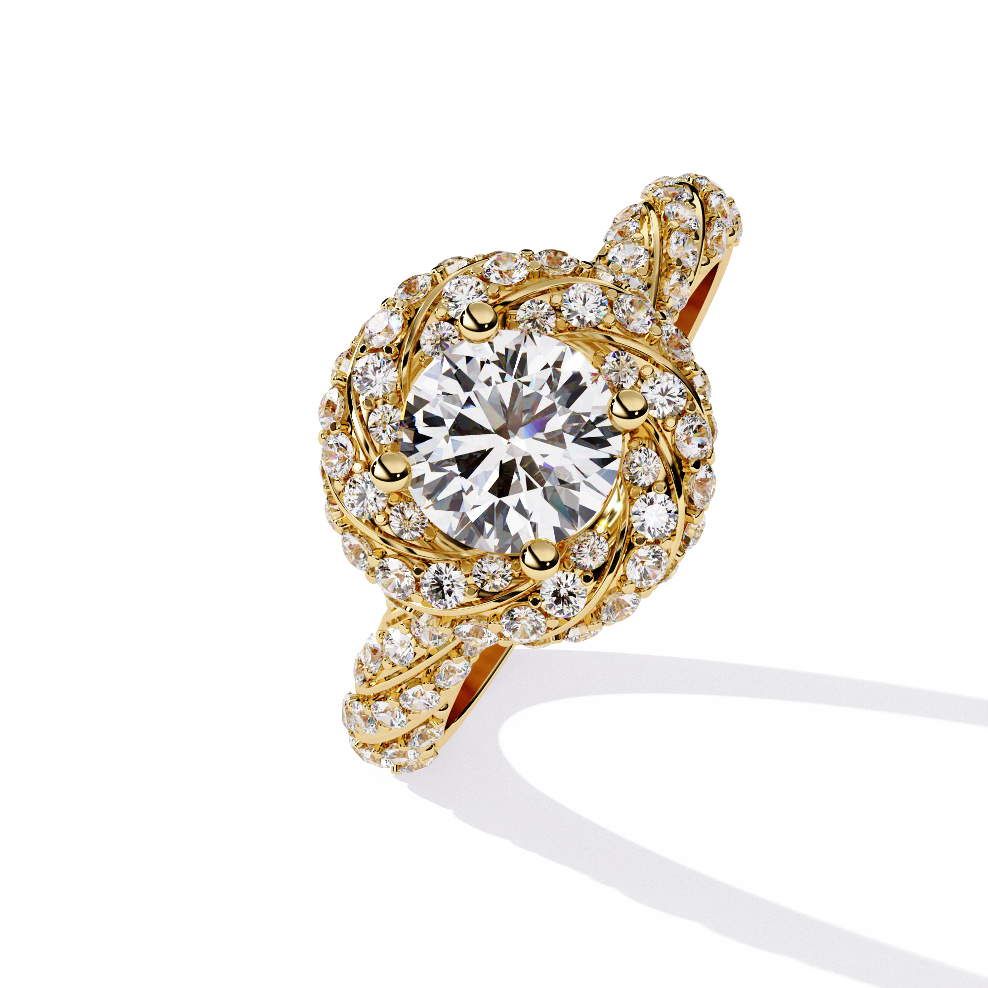 WOKE ™ 1.55 CARAT VVS-F Lab Grown Diamond ring in 14/18k Gold| WOKE