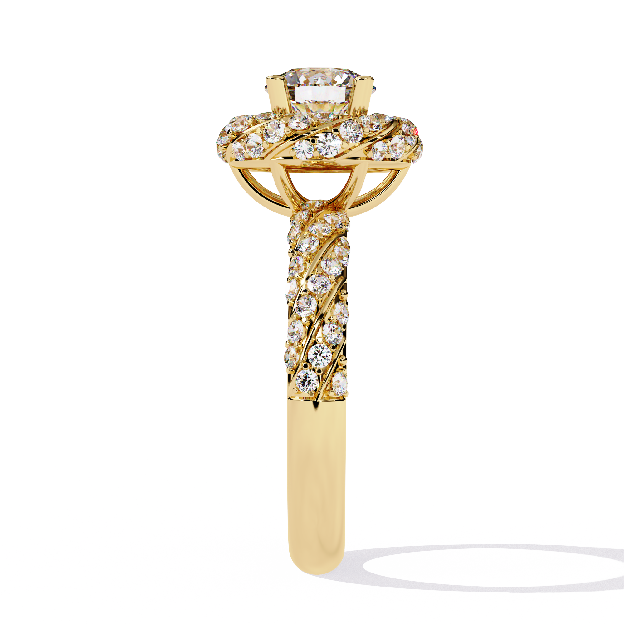 WOKE ™ 1.55 CARAT VVS-F Lab Grown Diamond ring in 14/18k Gold| WOKE