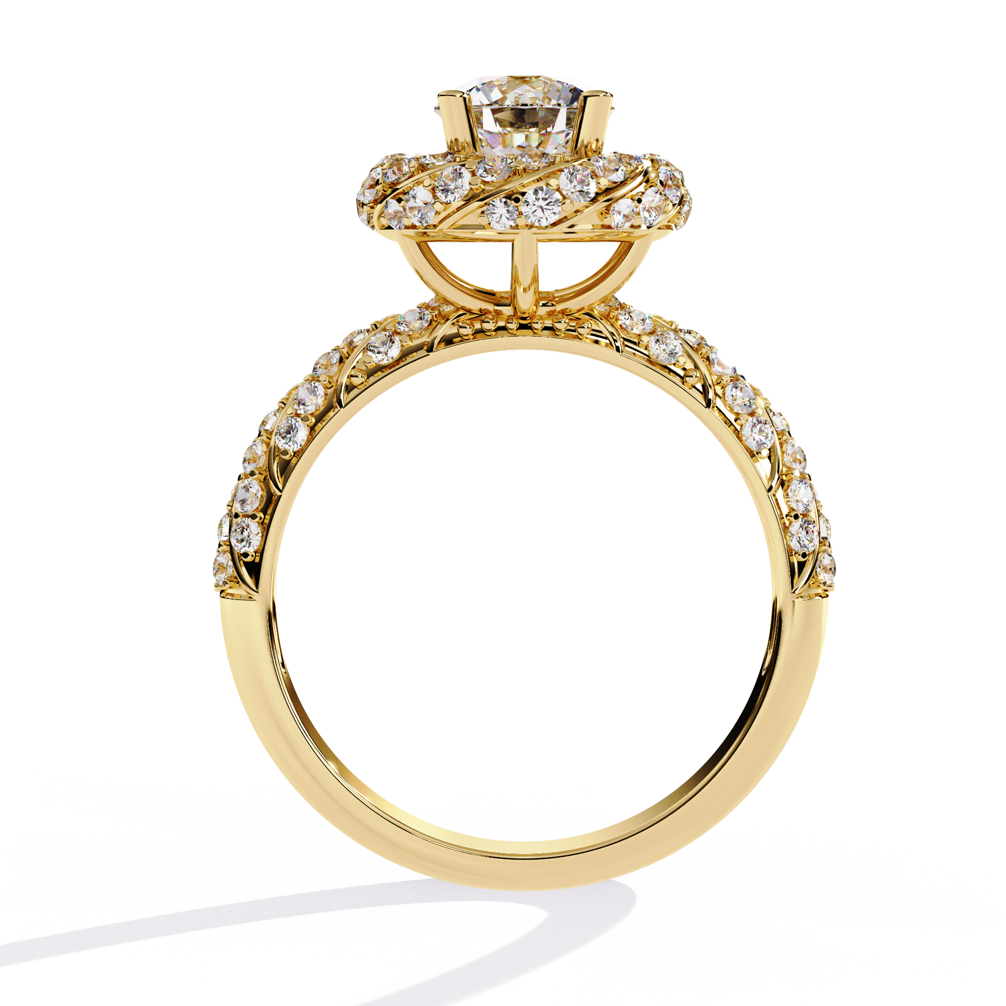 WOKE ™ 1.55 CARAT VVS-F Lab Grown Diamond ring in 14/18k Gold| WOKE