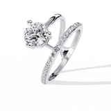 WOKE ™ 1.13 CARAT VVS-EF Lab Grown Diamond ring in 14/18k Gold| WOKE