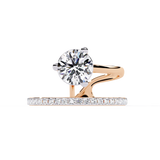 WOKE ™ 1.13 CARAT VVS-EF Lab Grown Diamond ring in 14/18k Gold| WOKE