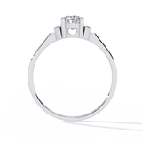 WOKE ™ 1.20 CARAT VVS-F Lab Grown Diamond ring in 14/18k Gold| WOKE