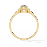 WOKE ™ 1.20 CARAT VVS-F Lab Grown Diamond ring in 14/18k Gold| WOKE