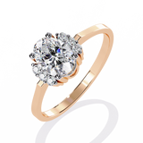 WOKE ™ 1.20 CARAT VVS-F Lab Grown Diamond ring in 14/18k Gold| WOKE