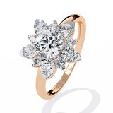 WOKE ™ 1.10 CARAT VVS-EF Lab Grown Diamond ring in 14/18k Gold| WOKE