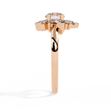WOKE ™ 1.10 CARAT VVS-EF Lab Grown Diamond ring in 14/18k Gold| WOKE