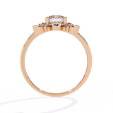 WOKE ™ 1.10 CARAT VVS-EF Lab Grown Diamond ring in 14/18k Gold| WOKE