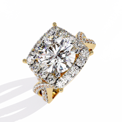WOKE ™ 1.10 CARAT VVS-F Lab Grown Diamond ring in 14/18k Gold| WOKE
