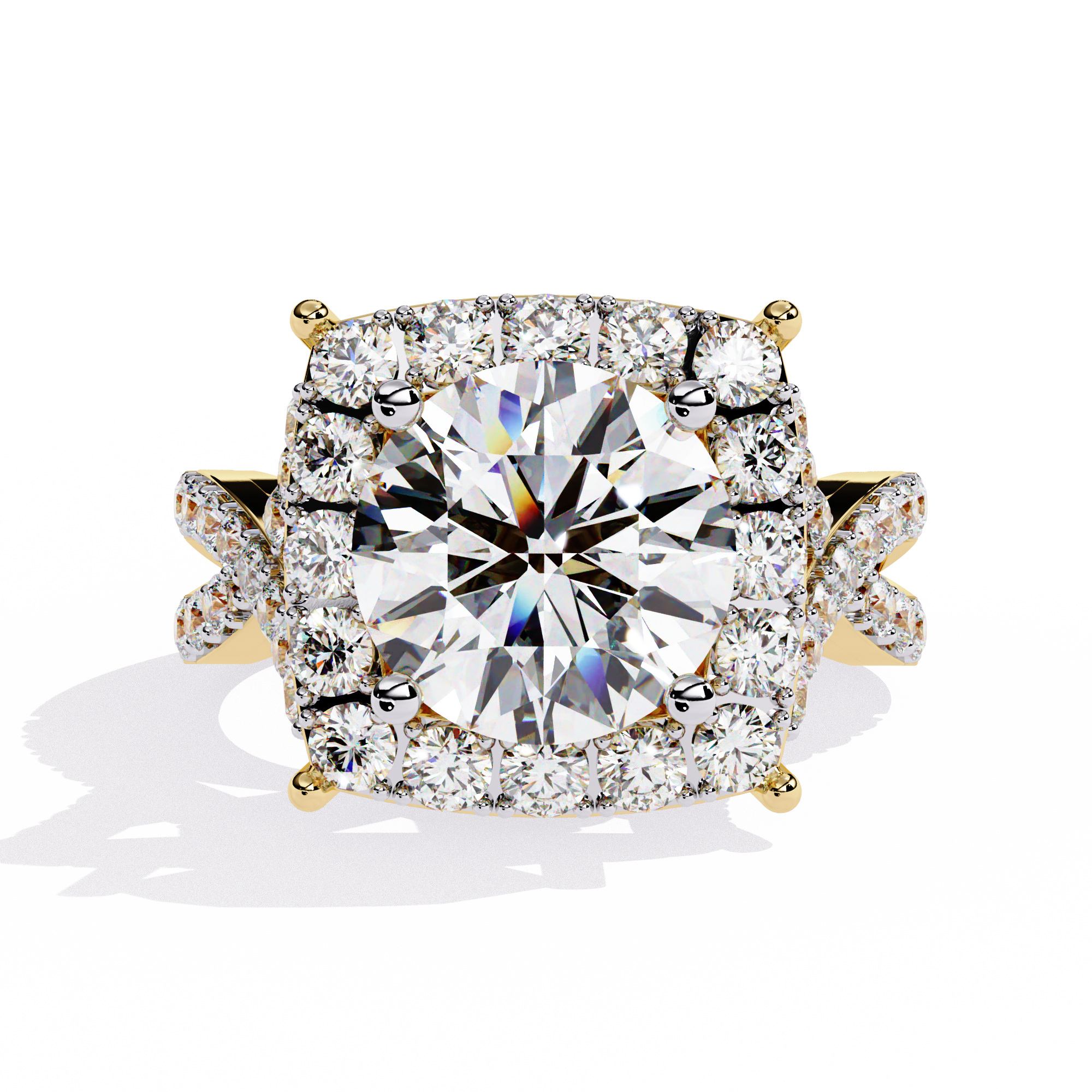 WOKE ™ 1.10 CARAT VVS-F Lab Grown Diamond ring in 14/18k Gold| WOKE