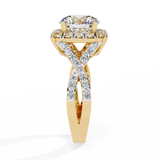 WOKE ™ 1.10 CARAT VVS-F Lab Grown Diamond ring in 14/18k Gold| WOKE