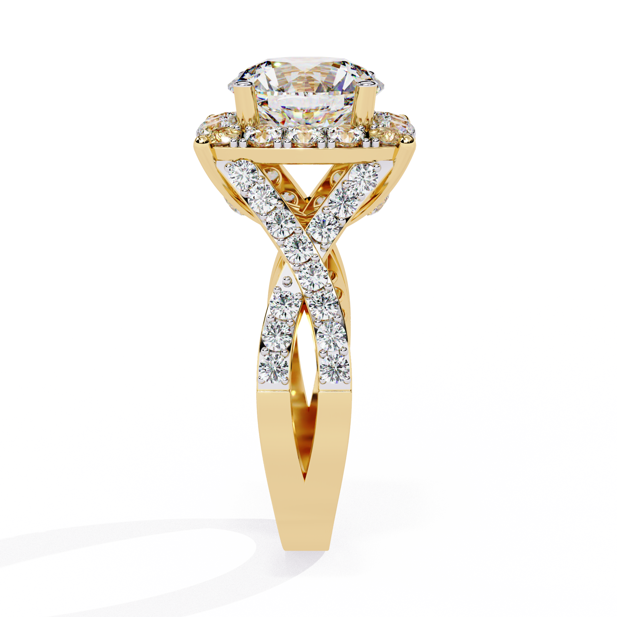 WOKE ™ 1.10 CARAT VVS-F Lab Grown Diamond ring in 14/18k Gold| WOKE