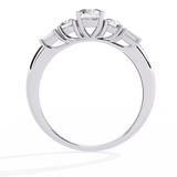 WOKE ™ 0.72 CARAT Round VVS-EF Lab Grown Diamond ring in 14/18k Gold| WOKE