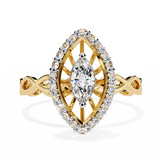 WOKE ™ 0.75 CARAT VVS-EF Lab Grown Diamond ring in 14/18k Gold| WOKE