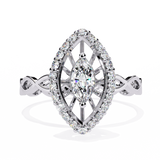 WOKE ™ 0.75 CARAT VVS-EF Lab Grown Diamond ring in 14/18k Gold| WOKE