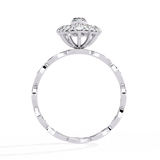 WOKE ™ 0.75 CARAT VVS-EF Lab Grown Diamond ring in 14/18k Gold| WOKE