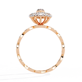 WOKE ™ 0.75 CARAT VVS-EF Lab Grown Diamond ring in 14/18k Gold| WOKE