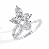 WOKE ™ 0.96 CARAT VVS-EF Lab Grown Diamond ring in 14/18k Gold| WOKE