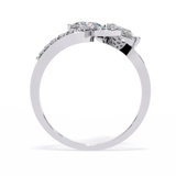 WOKE ™ 0.96 CARAT VVS-EF Lab Grown Diamond ring in 14/18k Gold| WOKE