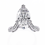 WOKE ™ 1.75 CARAT PEAR CUT VVS-EF Lab Grown Diamond ring in 14/18k Gold| WOKE