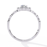 WOKE ™ 1.38 CARAT VVS-EF Oval cut Lab Grown Diamond ring in 14/18k Gold| WOKE