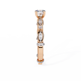 WOKE ™ 0.95 CARAT VVS-EF Lab Grown Diamond ring in 14/18k Gold| WOKE