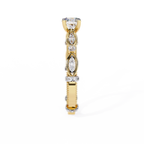 WOKE ™ 0.95 CARAT VVS-EF Lab Grown Diamond ring in 14/18k Gold| WOKE